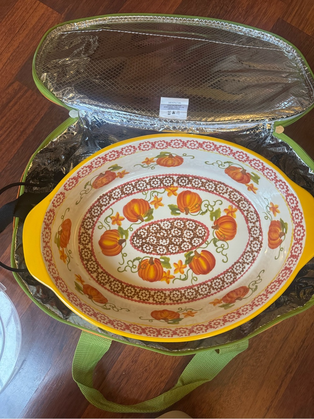 Temp-Tations Harvest Pumpkin 5 pc Casserole Set - Picture 3 of 11
